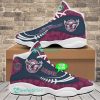 NRL Manly Warringah Sea Eagles Custom Name Maroon Blue Air Jordan 13 Shoes V3