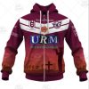 NRL Manly Warringah Sea Eagles Custom Name Number 2020 ANZAC Day Jersey Zip Up Hoodie