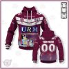 NRL Manly Warringah Sea Eagles Custom Name Number 2020 x Bluey Jersey Pullover Hoodie