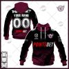 NRL Manly Warringah Sea Eagles Custom Name Number 2022 Heritage Jersey Pullover Hoodie