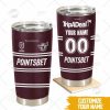 NRL Manly Warringah Sea Eagles Custom Name Number 2022 Home Jersey Tumbler