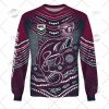 NRL Manly Warringah Sea Eagles Custom Name Number 2022 Indigenous Fishing Jersey Sweatshirt