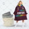 NRL Manly Warringah Sea Eagles Custom Name Number 2022 League Pride Jersey Fleece Oodie