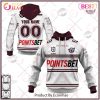 NRL Manly Warringah Sea Eagles Custom Name Number 2023 Away Jersey Pullover Hoodie