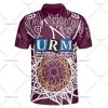NRL Manly Warringah Sea Eagles Custom Name Number 2023 Indigenous Jersey Polo Shirt