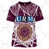 NRL Manly Warringah Sea Eagles Custom Name Number 2023 Indigenous Jersey T-Shirt
