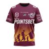 NRL Manly Warringah Sea Eagles Custom Name Number A2023 ANZAC Day Jersey T-Shirt