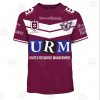 NRL Manly Warringah Sea Eagles Custom Name Number Jersey 2020 Kids T-Shirt