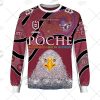 NRL Manly Warringah Sea Eagles Custom Name Number On Field Indigenous Jersey 2021 Sweatshirt