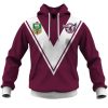 NRL Manly Warringah Sea Eagles Custom Name Number Vintage 1998 Jersey Pullover Hoodie