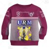 NRL Manly Warringah Sea Eagles Custom Name Number x The Simpsons Halloween 2020 Jersey Kids Sweatshirt