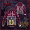 NRL Manly Warringah Sea Eagles Custom Name Number x The Simpsons Halloween 2020 Jersey Pullover Hoodie