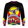 NRL Manly Warringah Sea Eagles Dinky Di Lover Aboriginal Flag x Indigenous Sweatshirt