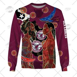 NRL Manly Warringah Sea Eagles Indigenous 2022 NAIDOC Week Sweatshirt