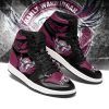 NRL Manly Warringah Sea Eagles Maroon Air Jordan 1 High Sneakers