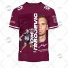 NRL Manly Warringah Sea Eagles Tom Trbojevic #1 MVPs 2021 T-Shirt