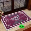 NRL Manly Warringah Sea Eagles Welcome Home Custom Name Rubber Doormat V2