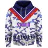 NRL Melbourne Storm ANZAC Day White Pullover Hoodie