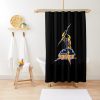 NRL Melbourne Storm Black Shower Curtain