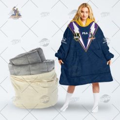 NRL Melbourne Storm Custom Name Number 1999 Home Jersey Fleece Oodie