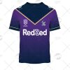 NRL Melbourne Storm Custom Name Number 2021 Home Jersey Kids T-Shirt