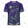 NRL Melbourne Storm Custom Name Number 2022 Indigenous Fishing Jersey T-Shirt