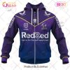 NRL Melbourne Storm Custom Name Number 2023 Home Jersey Zip Up Hoodie