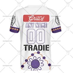 Alternative view of NRL Melbourne Storm Custom Name Number 2023 Indigenous Jersey T-Shirt