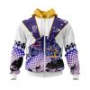 NRL Melbourne Storm Custom Name Number Australia’s Day Zip Up Hoodie