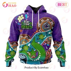 NRL Melbourne Storm Custom Name Number Special Design NAIDOC Pullover Hoodie