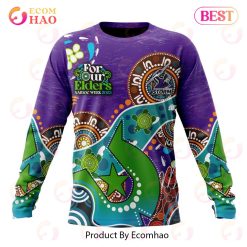 NRL Melbourne Storm Custom Name Number Special Design NAIDOC Sweatshirt
