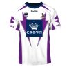 NRL Melbourne Storm Custom Name Number Vintage 2012 Away Jersey T-Shirt