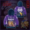 NRL Melbourne Storm Custom Name Number x The Simpsons 2020 Halloween Kids Pullover Hoodie