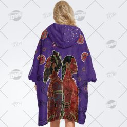 Alternative view of NRL Melbourne Storm Indigenous 2022 NAIDOC Week Fleece Oodie