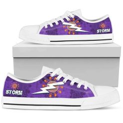 Alternative view of NRL Melbourne Storm Indigenous Aboriginal Low Top Shoes