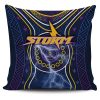 NRL Melbourne Storm Lightning Indigenous Square Pillow Case