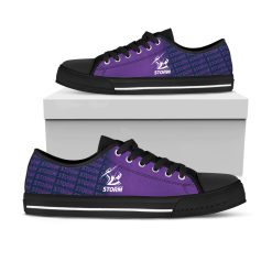 Alternative view of NRL Melbourne Storm Low Top Shoes