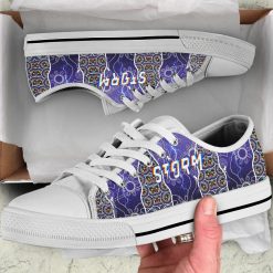 Alternative view of NRL Melbourne Storm Unique Indigenous Low Top Shoes