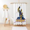 NRL Melbourne Storm White Shower Curtain