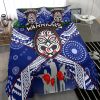 NRL New Zealand Warriors ANZAC Maori Mask Doona Cover