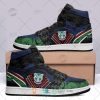 NRL New Zealand Warriors Custom Name Indigenous Air Jordan 1 High Sneakers