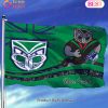 NRL New Zealand Warriors Custom Name Mascot House Flag