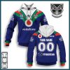 NRL New Zealand Warriors Custom Name Number 2020 Home Jersey Pullover Hoodie