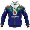 NRL New Zealand Warriors Custom Name Number 2020 Home Jersey Zip Up Hoodie