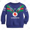 NRL New Zealand Warriors Custom Name Number 2021 Home Jersey Kids Sweatshirt