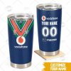 NRL New Zealand Warriors Custom Name Number 2022 Home Jersey Tumbler