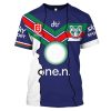 NRL New Zealand Warriors Custom Name Number 2023 Mix Jersey T-Shirt