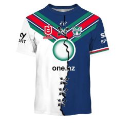 NRL New Zealand Warriors Custom Name Number 2023 Mix Jersey V2 T-Shirt