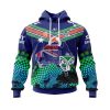 NRL New Zealand Warriors Custom Name Number Australia’s Day Pullover Hoodie