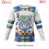 NRL New Zealand Warriors Custom Name Number Autism Awareness Sweatshirt